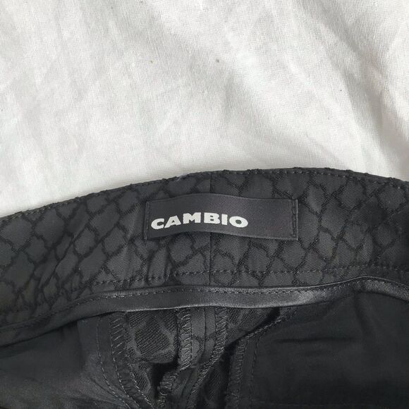 Cambio Black Lila Cropped Stretchy Skinny pant 4 - Picture 8 of 9